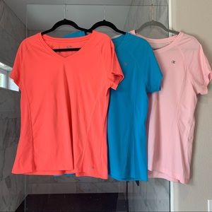 Champion workout shirts Set of 3